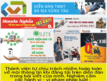 Tablet Screenshot of chovungtau.com